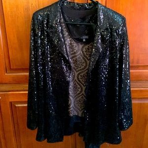 CUPSHE SEQUENCE BLAZER Sz M